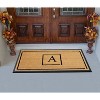 A1HC Natural Coir Monogrammed Doormat 24"x48", Anti-Shed Treated Durable Front Door Mat for Outdoor Entrance - 3 of 4