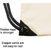 Outdoor Drawstring Backpack - Lightweight, Waterproof and Spacious for Fitness, Hiking, Camping and Travel - 3 of 4