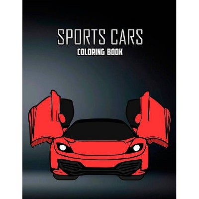 Sports Cars Coloring Book - by  Osam Colors (Paperback)