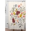 Kelli Murray Bloom Shower Curtain - Deny Designs: Botanical Microfiber, Machine Washable, Buttonhole Top - image 2 of 4