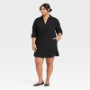 Women's Long Sleeve Popover Mini Shirtdress - Universal Thread™ - 3 of 3