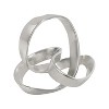 JONATHAN Y Chamberlain 7" Aluminum Abstract Knot Decorative Sculpture - 2 of 3