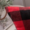 LISM 18x18 Inch Christmas Classic Buffalo Plaid Pillow Covers Pack of 2 - 4 of 4