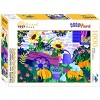Brain Tree - Backyard 1000 Piece Puzzles for Adults-Jigsaw Puzzles-With 4 Puzzle Sorting Trays- Random Cut - 27.5"Lx19.5"W - 2 of 4