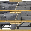Dyonery hree-in-one convertible sofa bed, pull-out sofa with adjustable backrest, side pockets, apartment, tool-free assembly - 4 of 4