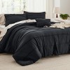 Bedsure Comforter Multi Piece Set Pinch Pleat Bedding OEKO-TEX Certified All Season Soft Cozy Bed Set for Bedroom Home Decor Christmas Gift - 3 of 4