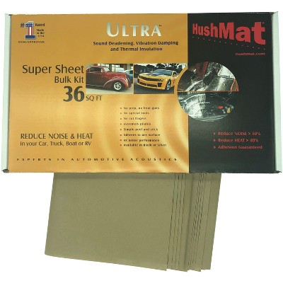 HushMat Ultra Silver Foil Sound Deadening Kit, 36 Square Feet