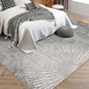 Garvee Modern Abstract Area Rug - Washable Low Pile Non-Slip, Non-Shedding Soft Carpet - 2 of 4
