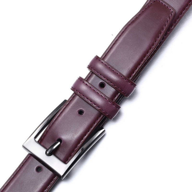 Mio Marino Men's Dual Loop Leather Belt, 4 of 6