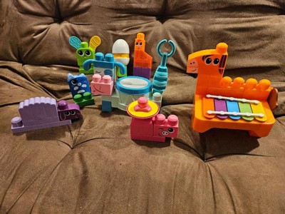 Mega Bloks Musical Farm Band Sensory Block Toy - 45pcs : Target