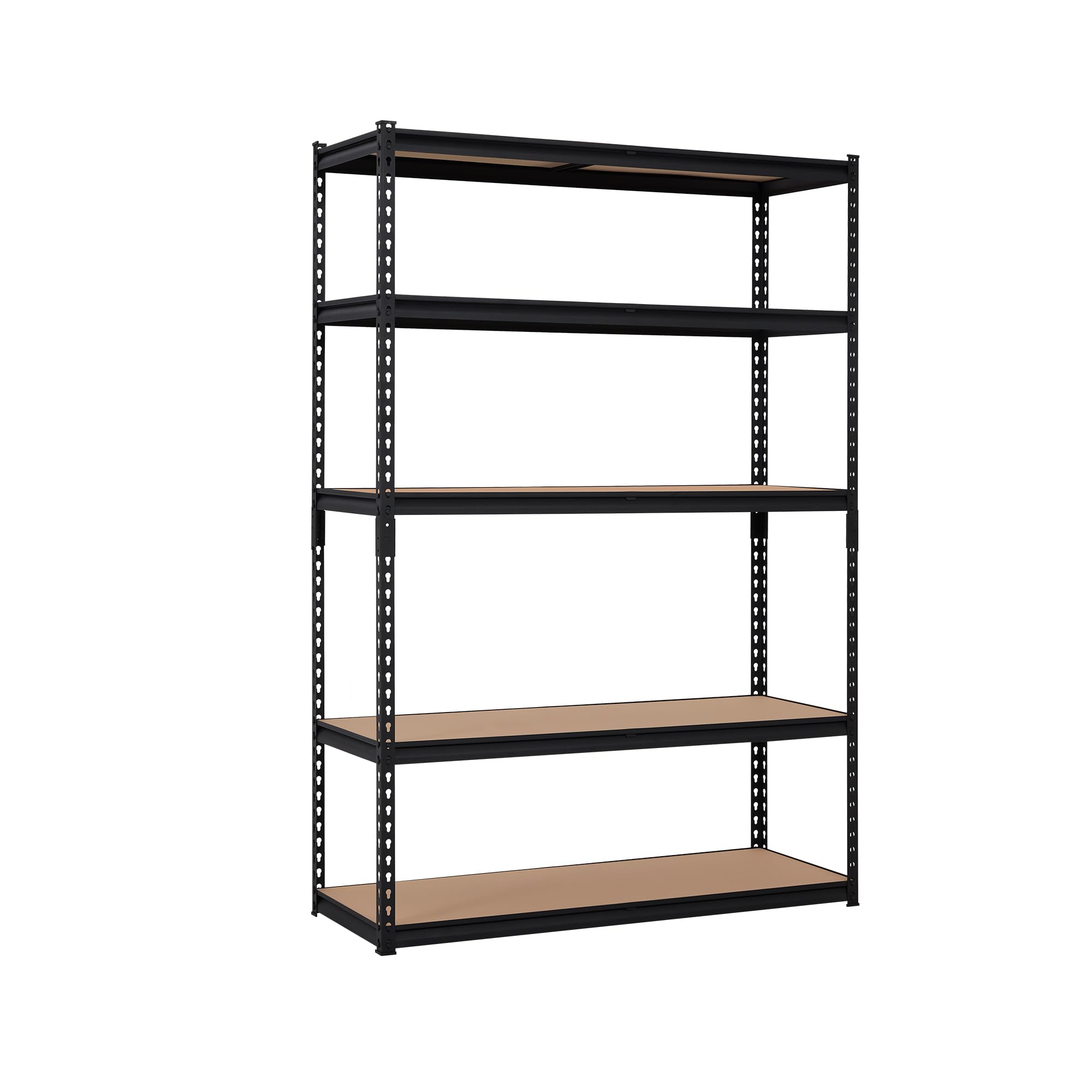 Heavy Duty Storage Shelves 48" x 24" x 72", 5 Tier Durable Metal Construction, Adjustable Shelving, Storage Utility Rack Shelf Unit for Garage