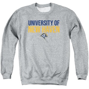 University of New Haven Official Stacked Adult Crewneck Sweatshirt - 1 of 4