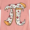 Girls' - Instant Message - Pizza Pi Fitted Short Sleeve Graphic T-Shirt - 2 of 4