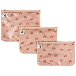 Tiny Twinkle 3-Pack Airline Compliant Travel Bags with Zipper Closure, Clear Front Pouch, Diaper Bag, Toiletry/Cosmetics Organizer - 1 of 4