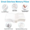 Memory Foam Pillow Ergonomic Sleep Pillow, Pillow with Washable Cover for Relieving Neck Pain, Orthopedic Neck Pillow, Side Pillow - 3 of 4