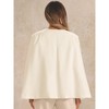 Allegra K Women's Cape Sleeve Long Sleeve Open Front Blazer - 3 of 4