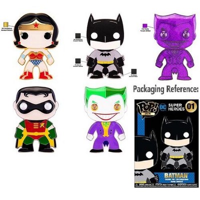 FUNKO POP! PINS: DC Comics Classic Large Enamel Pop! Pin (One Random Pin)