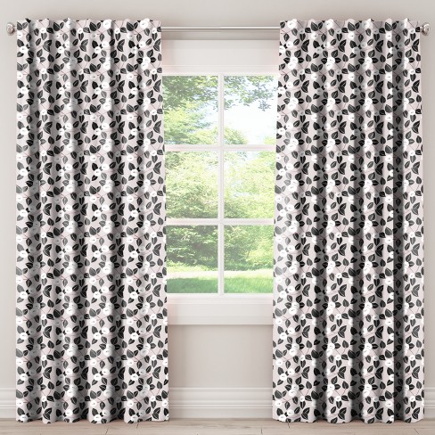 Unlined Curtains Dorset Floral Blush 96l Skyline Furniture Target