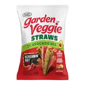 Sensible Portions Garden Veggie Straws Screamin' Hot with Avocado Oil - 6oz - 1 of 4