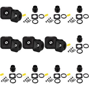 Kicker ST-Series PA ST3TW 1" Bullet Tweeter & ST7MR4 7" Mid Range Bundle ( 8 tweeters ) - 1 of 4