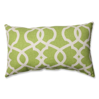 Green Emory Lumbar Throw Pillow 11.5"x18.5" - Pillow Perfect