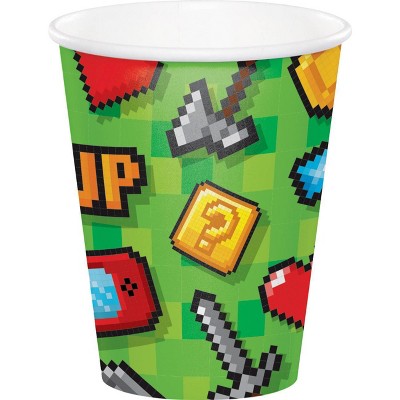 Creative Converting Rainbow Hot/Cold Paper Paper Cups 12 Oz., 8 ct