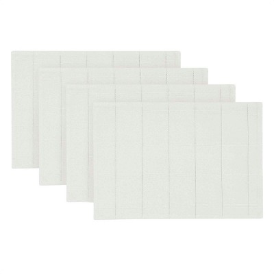 Izod Chadwick White Set of 4 Placemats