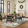 Beige Christmas Area Rugs Entryway Rug Washable Rugs for Living Room - 4 of 4