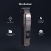 Brookstone Cordless T-Blade Hair Clipper - Rechargeable, Precision Trim, Metallic Black - 2 of 4