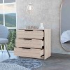 Sapphtopaz Dresser for Bedroom Modern Tall Dresser Closet Organizer with Handles Wood Dresser for Kids Room, Living Room - 2 of 4