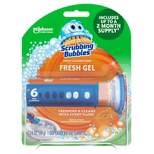 Scrubbing Bubbles Fresh Gel Toilet Cleaning Stamp Citrus Scent - 6 Gel Stamps/1.34oz