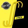 Mission Automotive Brake Caliper Hooks - Powder Coated Yellow for Visibility, 1/4" Heavy-Duty Steel Brake Hanger - 2 of 4