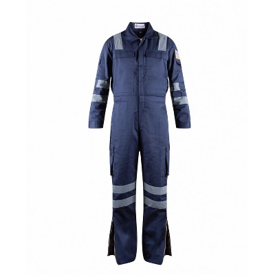 Premium High Visibility Hi Vis Coveralls with Leg Zipper