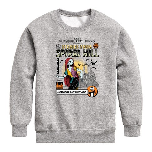 Boys' - Disney - The Nightmare Before Christmas Graphic Long Sleeve Fleece Sweatshirt - image 1 of 4