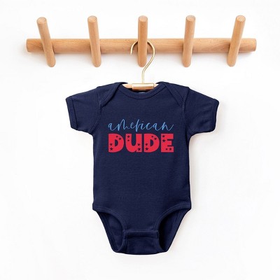 The Juniper Shop American Dude Pastel Baby Bodysuit