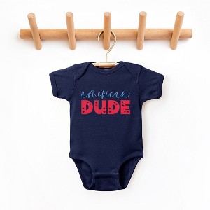The Juniper Shop American Dude Pastel Baby Bodysuit - 1 of 2
