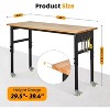 Adjustable Workbench with Wheels-Heavy Duty Adjustable Height Work Benches for Garage,Lockable Rolling Workbenches DIY 27.8"-39.5" Height - 2 of 4