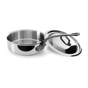 Mauviel M'Cook Ci Stainless Steel Saute Pan With Lid, 7.8 Inch - 1 of 1