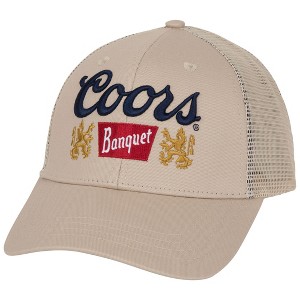 Adult Coors Banquet Classic Logo Adjustable Trucker Hat - 1 of 4