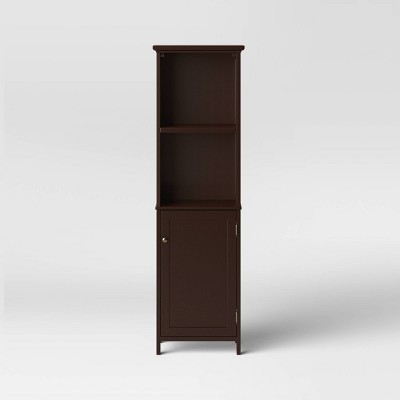 Wood Linen Tower Espresso - Threshold™