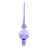 Santa Land 11.0 Inch Ice Crystals, Purple Tree Topper Spring Valentine Tree Toppers - 2 of 3