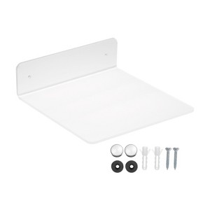 Unique Bargains Acrylic Floating Wall Mounted Floating Shelf for Bathroom Wall Decoration - 1 of 4