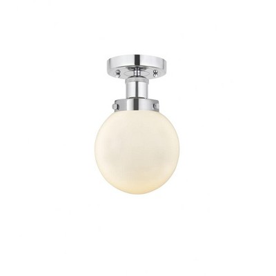 Beacon - 1 Light Semi-Flush Mount In Industrial Style-8.25 Inches Tall and 6.5 Inches Wide