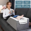 Kölbs Single Or Double Leg Elevation Pillow | Post Surgery Leg Pillow | Stylish Chic Jacquard Cover (Adjustable) - 4 of 4