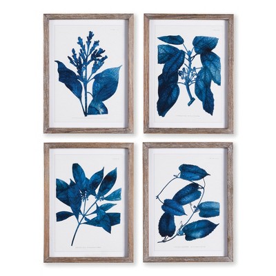 Plum & Post Indigo Botanicals Set of 4