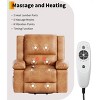 Recliner Chair with Heat and Massage, Oversized Electric Recliner for Elderly & Mobility Impaired, Adjustable PU Leather Lift Chair for Seniors - 4 of 4