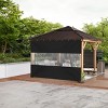 Covers&All Outdoor Clear Panel Curtain, Outdoor Curtains for Patio, Waterproof & Weather Resistant Tarp - 3 of 4