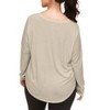 Adore Me Women's Molly Longsleeve Long Sleeve Tee Lounge - 2 of 4