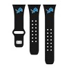 NFL Detroit Lions Apple Watch Compatible Silicone Band - Black
 - 2 of 3
