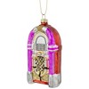 Northlight 5" Pink Retro Juke Box Glass Christmas Ornament - 4 of 4